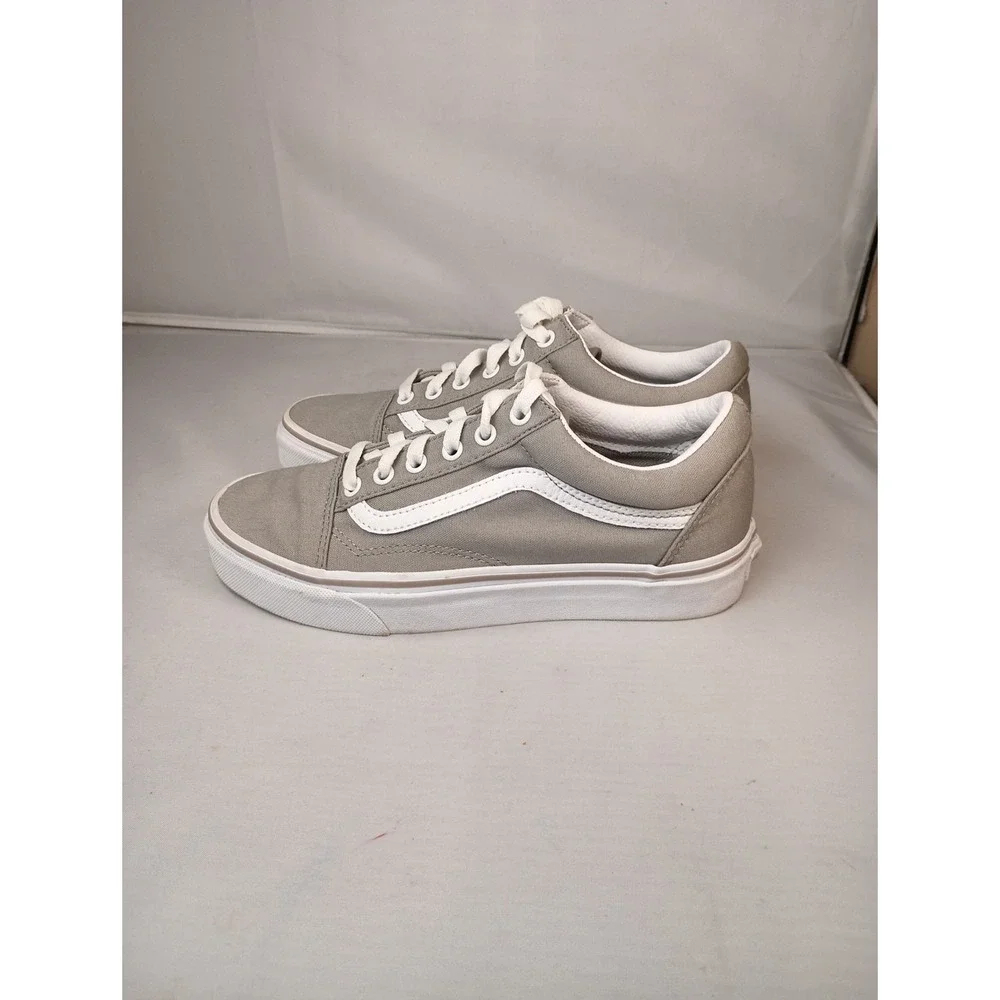 Vans Off The Wall 500714 Gray Casual Shoes Sneakers Unisex Size M 6 W 7.5